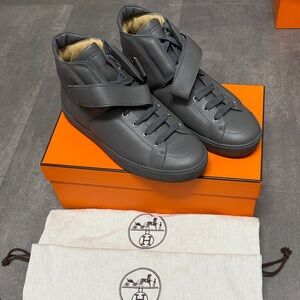 Authentic Like New Hermes High Top Sneaker